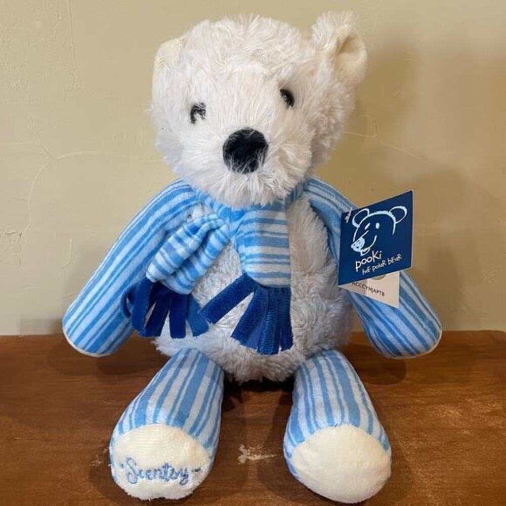 Scentsy‎ Pooki Polar Bear Buddy NWT